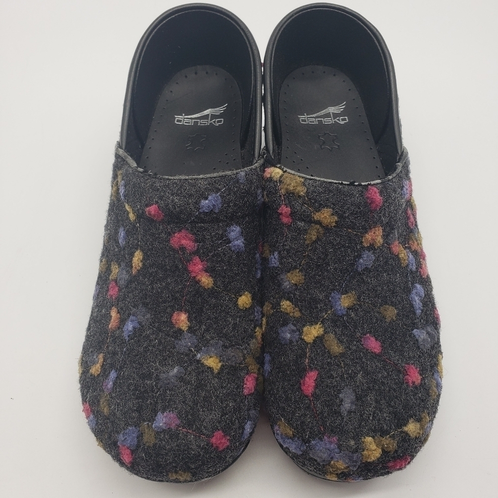 Dansko Multicolor Wool Clogs - Picture 5 of 11